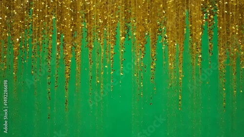 Wallpaper Mural Glitter pattern on green glass texture Torontodigital.ca