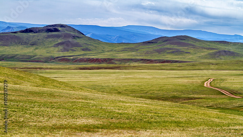 The endless landscape of Mongolia	