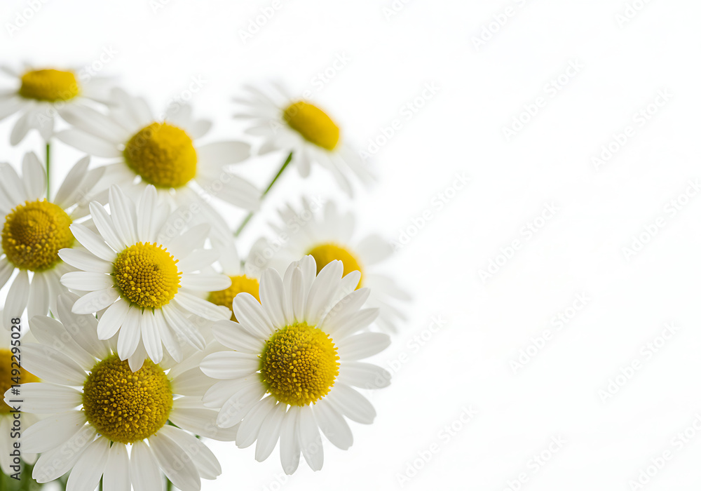 Fototapeta premium Beautiful Chamomile Flowers: High-Res Image