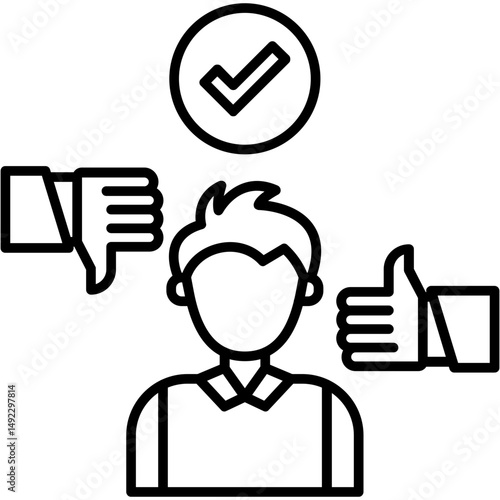 Critique Mark Icon