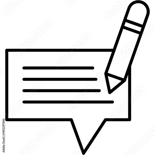 Written Feedback Icon