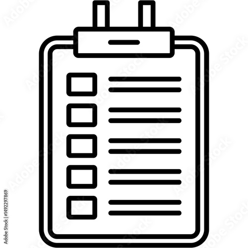 Survey Clipboard Icon