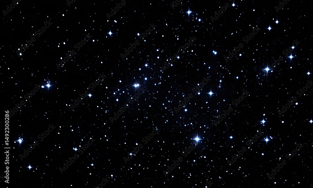 Captivating Dark Night Sky With Brilliant Stars Captivating Dark Night Sky With Brilliant Stars