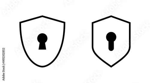 Security icon vector. protection sign and symbol. privacy. vpn