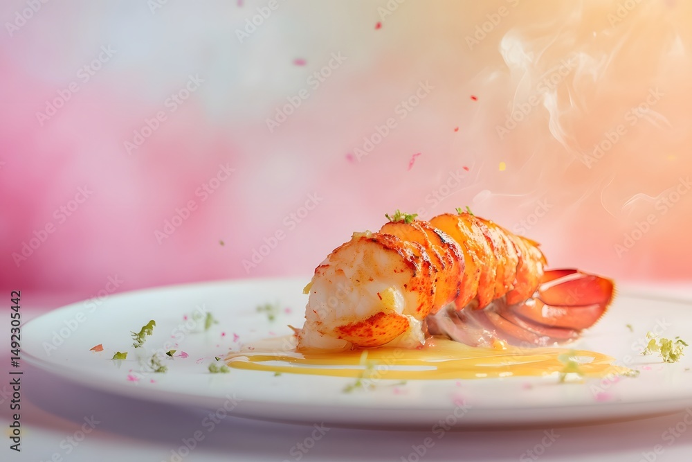 grilled lobster tail with melted lemon butter grilled lobster tail with melted lemon butter