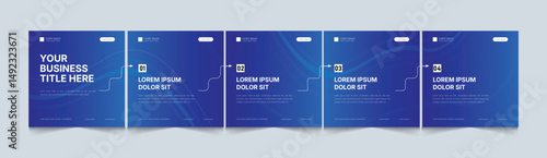 Editable Minimal Corporate Social Media Carousel Template. Microblog Carousel Template For Social Media Post. carousel slide background Layout for Instagram & LinkedIn.