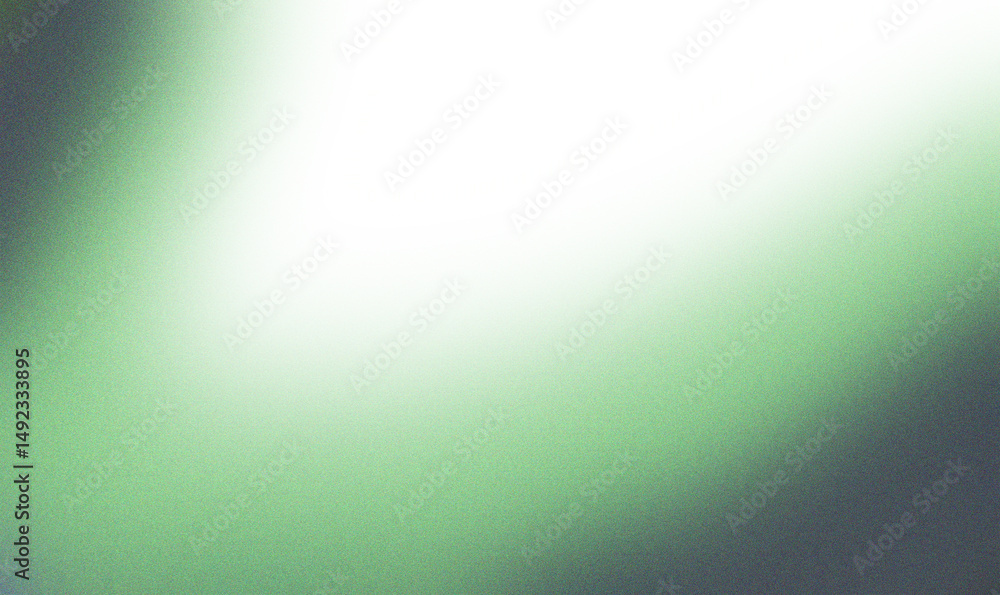 Fototapeta premium mint green charcoal gray illuminated spots on transparent background, grainy color gradient background, noise texture effect, copy space