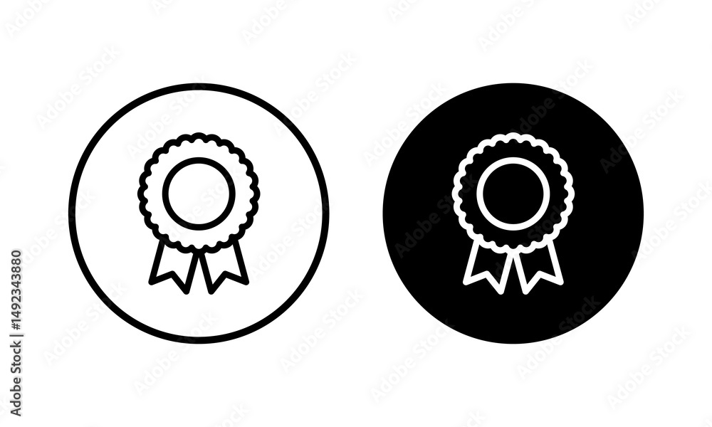 Badge icon vector illustration. Awards icon vector. Achieve sign and symbols. Stamp Badge icon vector illustration. Awards icon vector. Achieve sign and symbols. Stamp