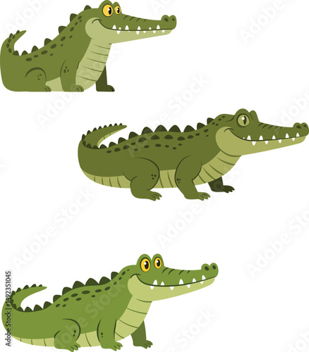 crocodile cartoon illustration