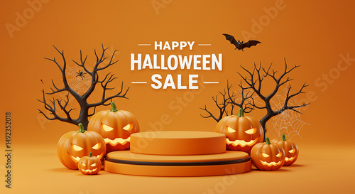Spooky Halloween Sale Advertisement