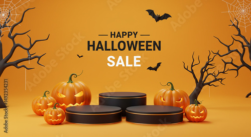 Spooky Halloween Sale Advertisement