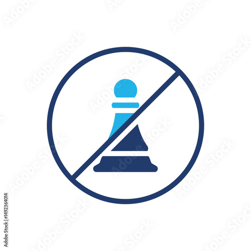 capture chess strategy colored icon vector design good for web or mobile app