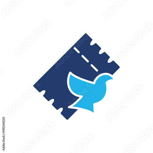 early bird ticket colored icon vector design good for web or mobile app