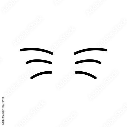 cat whiskers doodle