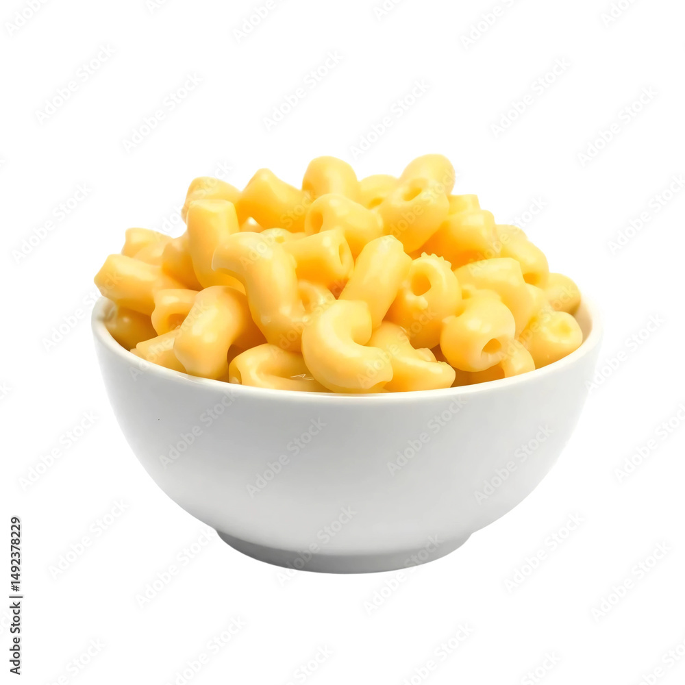 Bowl of mac and cheese isolated on transparent background Bowl of mac and cheese isolated on transparent background