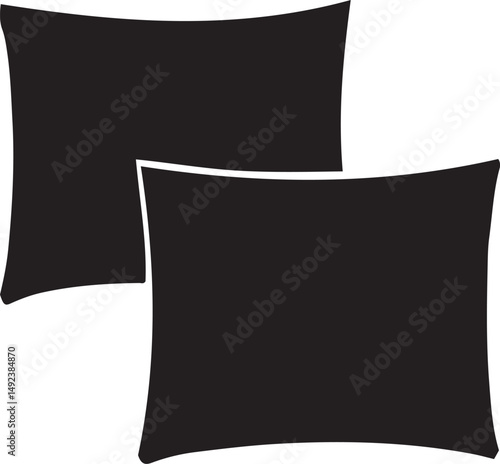 vector illustration of pillow.