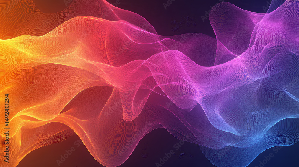 Fototapeta premium Abstract flowing colors