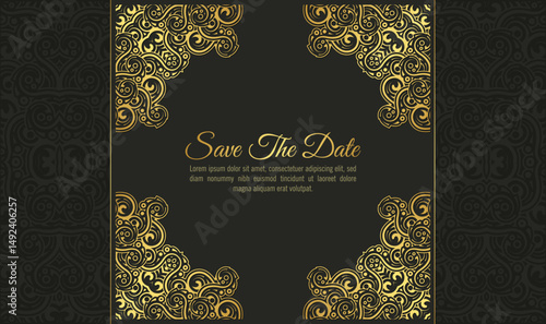 Elegant Save The Date Invitation Design