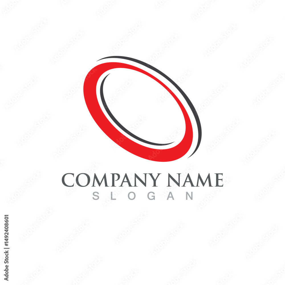 Circle logo and symbol vector icon Circle logo and symbol vector icon