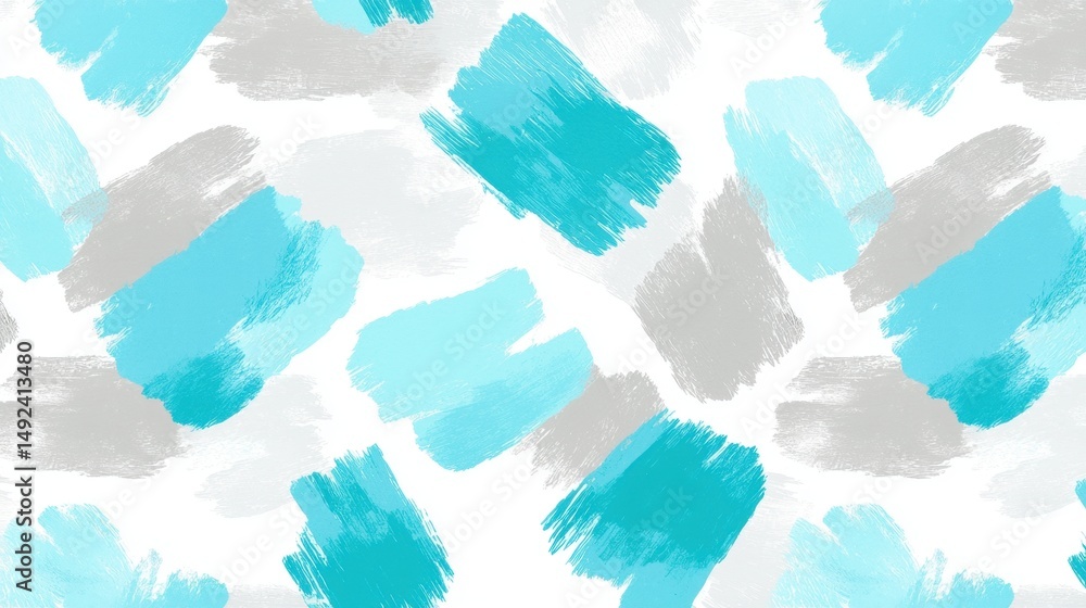 Obraz premium Abstract Art: A Colorful Swirl of Blue, Gray, and White