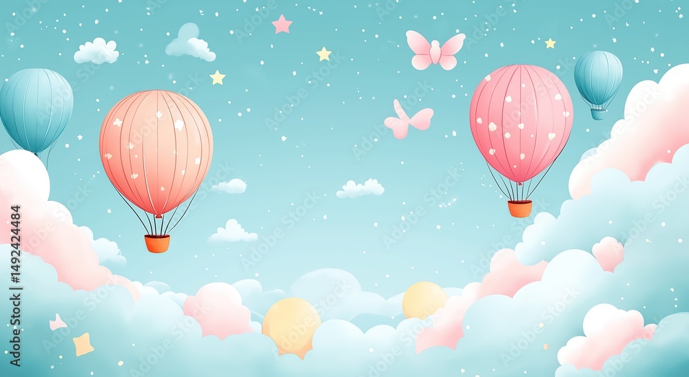 Obraz premium hot air balloon