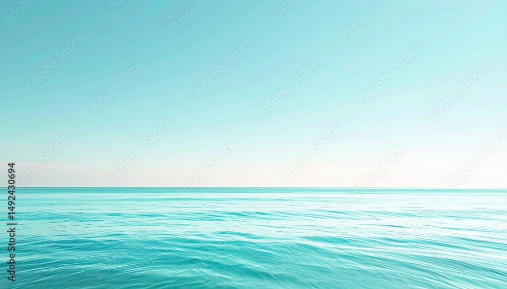 Obraz premium Calm ocean waves tranquil beach nature scene serene environment aerial view peaceful concept