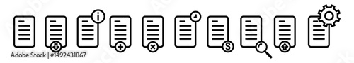 Document Web Icon Set in Line Style. Collection of File Linear Icons, Including files, format, image, text, papers, folder, certificate, invoice, share, folder, management and More. Editable Stroke Free Download Document Web Icon Set in Line Style. Collection of File Linear Icons, Including files, format, image, text, papers, folder, certificate, invoice, share, folder, management and More. Editable Stroke - GFXLoad