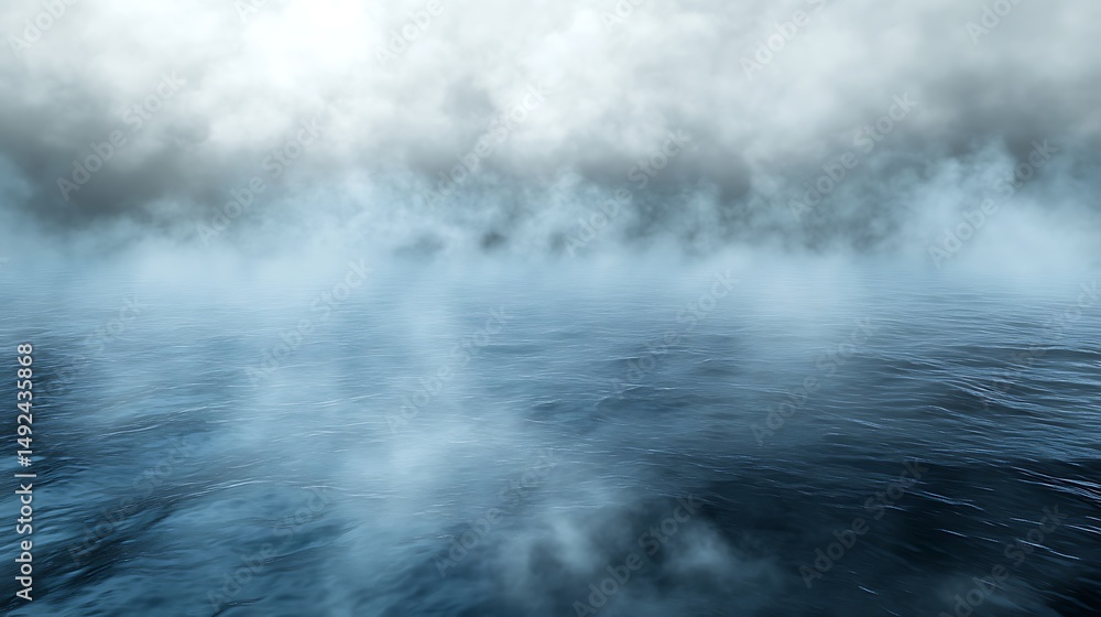 Fototapeta premium Misty water surface