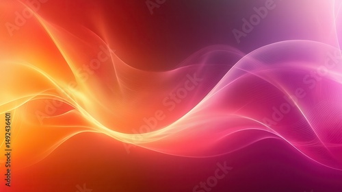 Wallpaper Mural Abstract flowing lines of vibrant colors (4) Torontodigital.ca