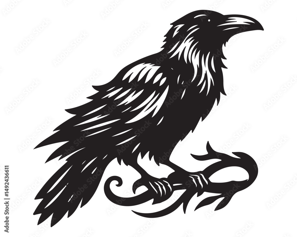 Obraz premium Raven 5.eps