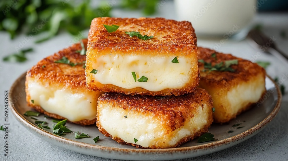 Crispy, cheesy bites Crispy, cheesy bites