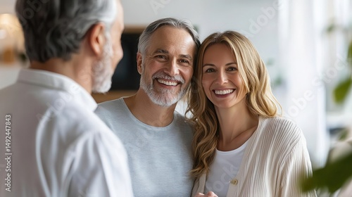 Healthy aging concept An older couple smiling , benefits of shingles vaccination