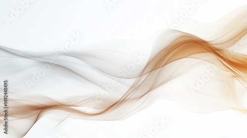 Abstract flowing smoky lines