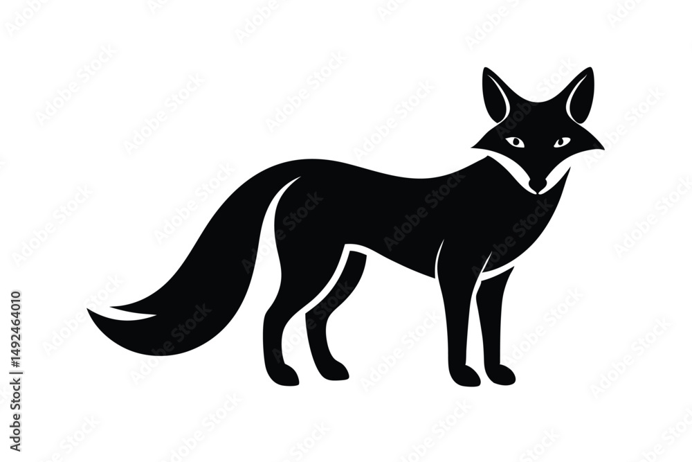 Obraz premium fox vector illustration
