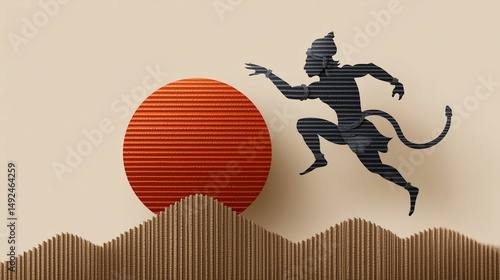Courageous Spirit: A silhou...