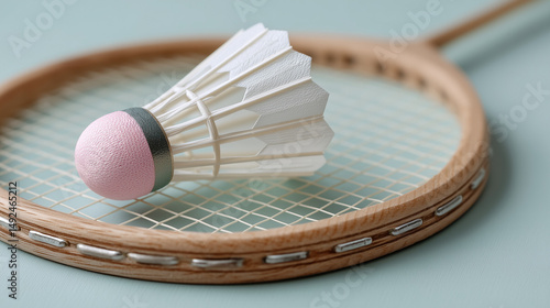 Badminton Still Life: A clo...