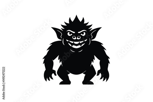 troll vector icon