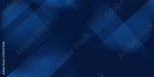 Modern black dark navy blue silver abstract pattern background. Geometric shape. Line triangle angle fold polygon abstract simple design