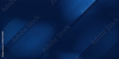 Modern black dark navy blue silver abstract pattern background. Geometric shape. Line triangle angle fold polygon abstract