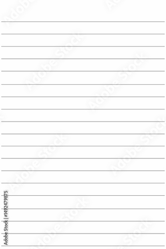 paper lines of notebook sheet
