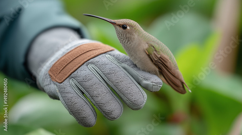 Delicate Hummingbird: A clo...