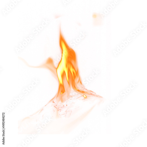Obraz na plátně burning fire flames png art