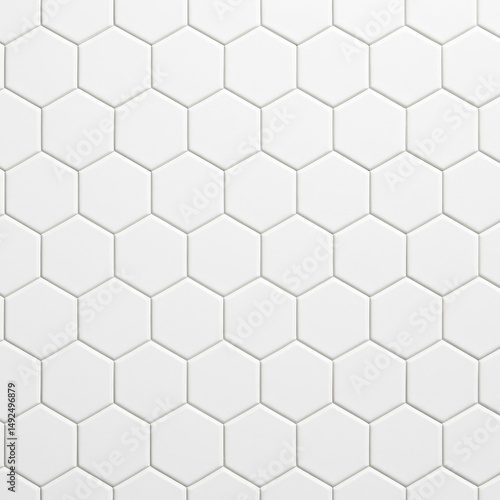 Hexagon Tile pattern: A flawless display of geometric elegance showcasing a meticulously arranged pattern of hexagonal tiles. The image exudes a sense of clean lines and symmetry.