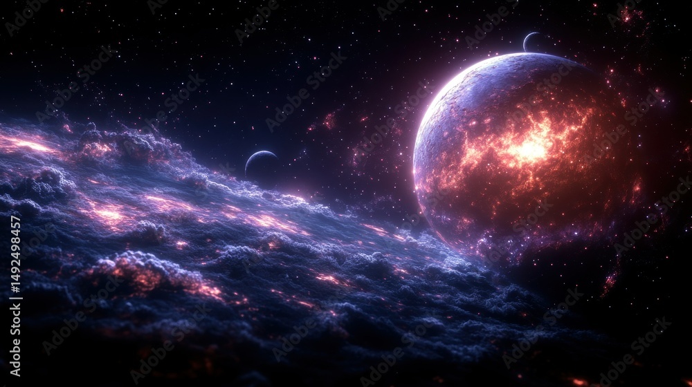 Obraz premium Cosmic cataclysm