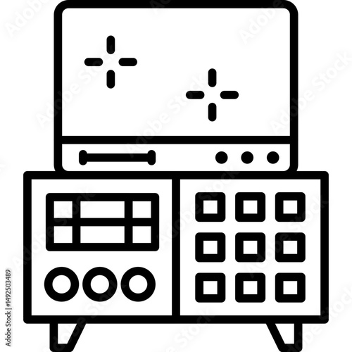 Control Panel Icon Vector Element