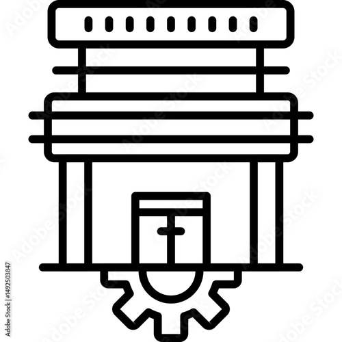 Observatory Icon Vector Element