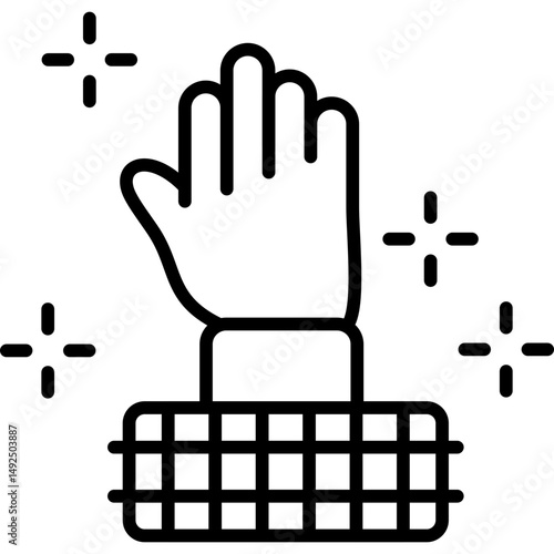 Hand Icon Vector Element