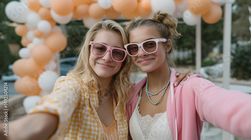Friendship Selfie: Two happ...