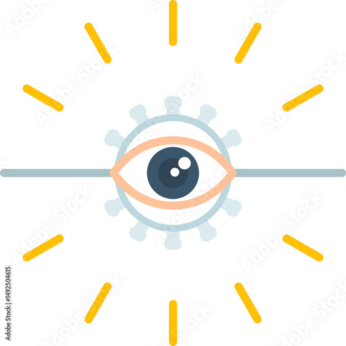 Big Bang Icon Vector Element