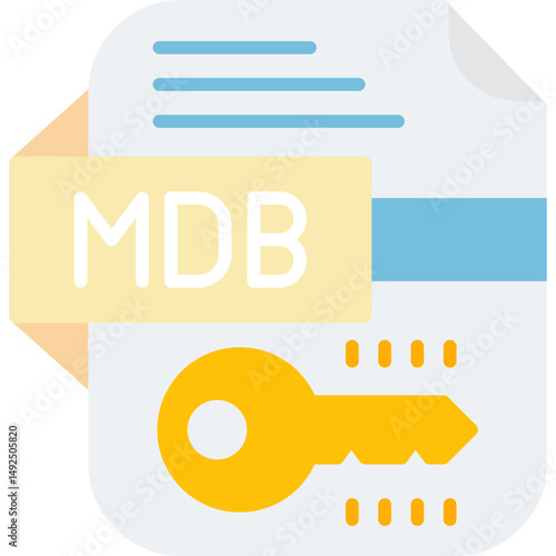 Mdb Icon Vector Element